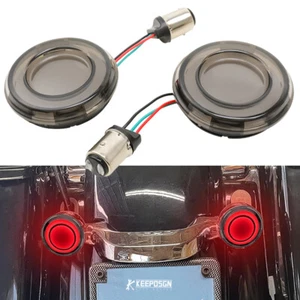 2x LED Front Turn Signals Blinkers Indicators For Harley Road Glide Street Glide - Picture 1 of 11