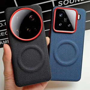 For Xiaomi 15 Magnetic Case Soft Hybrid TPU+Nylon+Metal Back Case Matte Cover - Picture 1 of 13