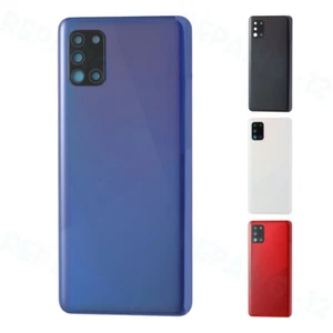 Rear Back Housing Cover+Rear Camera Lens+Adhesive For Samsung Galaxy A31 SM-A315 - Picture 1 of 15