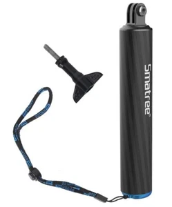 Smatree Waterproof Floating Carbon Fiber Hand Grip for GoPro Fusion Max/GoPro - Picture 1 of 7
