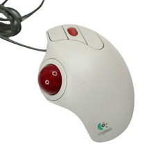 Vintage Logitech Trackman Marble+ ps2 T-LC13 Mouse 