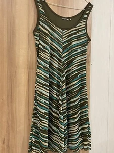 Sandwich Ladies Dress Large Jersey Stretch Boho Chic Festival Beach Party - Picture 1 of 9