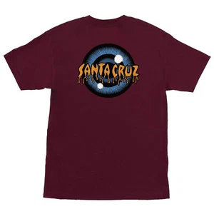 Santa Cruz Skateboards Shirt Roskopp Iris Maroon - Picture 1 of 2