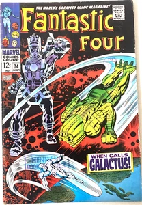 FANTASTIC FOUR. 74. 1ST SERIES. KEY MAY 1968. JACK KIRBY-COVER. FN/VFN - Picture 1 of 8
