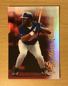 1996 SELECT CERTIFIED BASEBALL MIRROR RED MATT LAWTON RC ROOKIE MINNESOTA TWINS