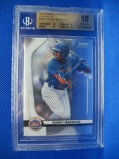 RONNY MAURICIO 2020 Bowman Sterling Prospects #5 BGS PRISTINE 10 Mets