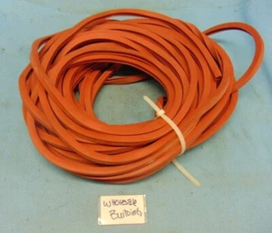 SQUARE U STYLE MOUNTING RUBBER SEAL, 1/2" WIDTH, HEIGHT 7/16", LENGTH 75' - Picture 1 of 4