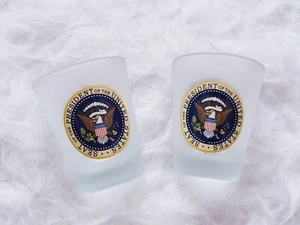 Seat Of The President Of The United States Set di 2 vetri fumosi - Foto 1 di 4