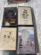 The Who Cassette Lot 4+2 Live at Leeds-It’s Hard-Who’s Next-The Who by Numbers