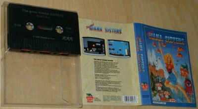 THE GREAT GIANA SISTERS by Time Warp ~ Commodore 64, C64 Tape ~ BOXED ~ english - Image 1 of 3