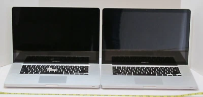 Lot of 2 MacBook Pro Laptop Computer PARTS No OS No HDD SDD No Battery AS IS - Image 1 of 4