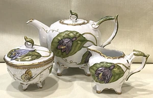 Anna Weatherley Twigs? Tea Set - Tea Pot + Sugar Bowl + Creamer - Picture 1 of 14