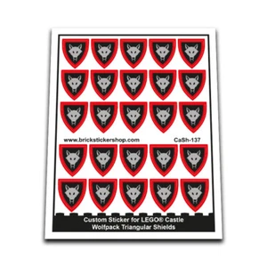 Custom Stickers - Wolfpack Triangular Shields - Picture 1 of 2