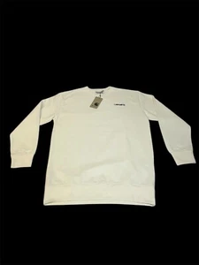 Sudadera Carhartt Locker Sweat Pullover Jumper - Para hombres M,XL,XXL en Blanco Crema - Imagen 1 de 5