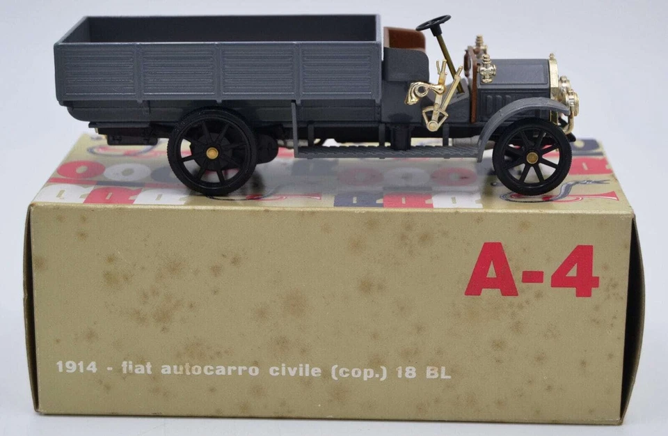1/43 " FIAT AUTOCARRO CIVILE 18 BL - 1914 " A - 4 BRUMM - Immagine 1 di 1
