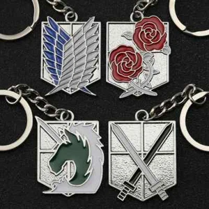 Attack On Titan Schlüsselanhänger Scout Legion Militär Stationär Trainee Squad - Bild 1 von 9
