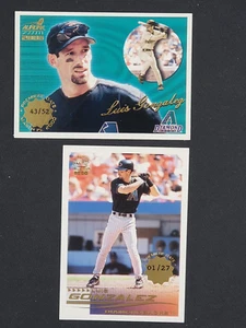 2000 Pacific Crown Collection Baseball Card #15 Luis Gonzalez /27 & bonus /52 - Picture 1 of 1