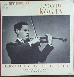 Leonid Kogan/Brahm's Violin Concerto In D Philharmonia Orchestra/Kondrashin/VG - Imagen 1 de 5