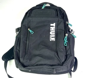 Thule Crossover 32L Black Large Laptop Computer Backpack Sunglasses Protection - Picture 1 of 11
