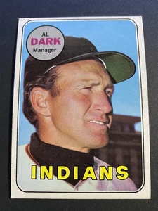 1969 Topps Baseball Al Dark Cleveland Indians Card #91 (a) - Picture 1 of 2