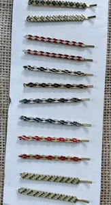 Juego de Pin de Pelo Vintage Tono Dorado Ornado Accesorios Boho Romani Festival Retro - Imagen 1 de 7