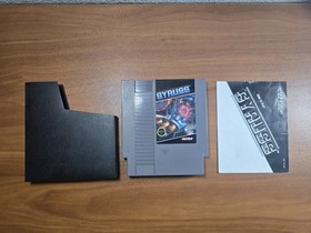 Nintendo Gyruss NES Game Cartridge With Manual & Sleeve