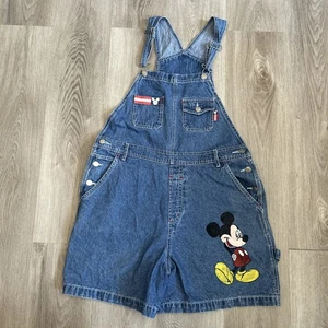 Pantalones Cortos Para Mujer Disney Store Grandes Azul Mickey Denim Bordados De Colección - Imagen 1 de 11