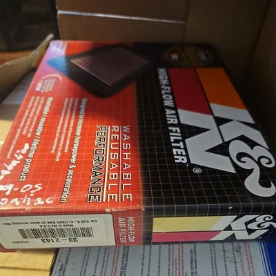 K&N 33-2143 Replacement Air Filter 1995-2005 Chevrolet Cavalier Pontiac Sunfire - Image 1 of 4