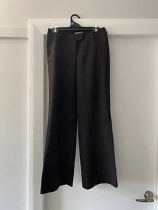 Sacha Therese flat front pants wide leg black size xs - Picture 1 of 7