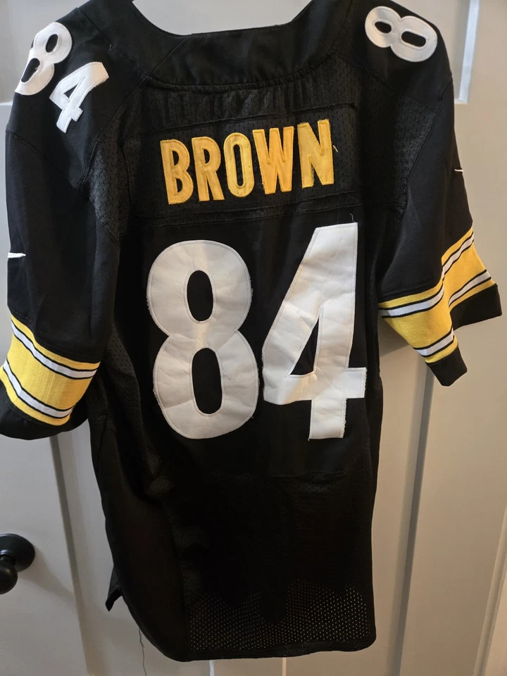 Футболка мужская Nike Pittsburgh Steelers OnField Antonio коричневая No84 L, б/у в отличном состоянии - Изображение 1 из 3