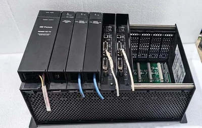 GE FULL RACK | IC697CPM790 | IC697CMM742 | IC697CHS790G | IC697PWR711J | TESTED - Image 1 of 4