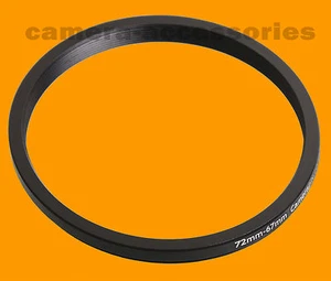 72mm to 67mm 72-67 Stepping Step Down Filter Ring Adapter 72-67mm 72mm-67mm (UK) - Picture 1 of 2