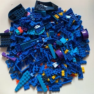 400 LEGO BRAND NEW BLUE GALAXY + translucent cone parts lot mix - Picture 1 of 4