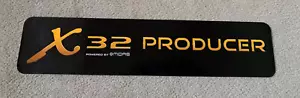 Behringer X32 Aufkleber • Schriftzug • ca 29,5 cm x 6,5 cm ( powered by MIDAS) - Bild 1 von 2