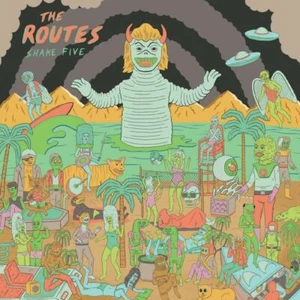 The Routes– Shake Five CD Double Crown 2021 surf instro - Foto 1 di 1