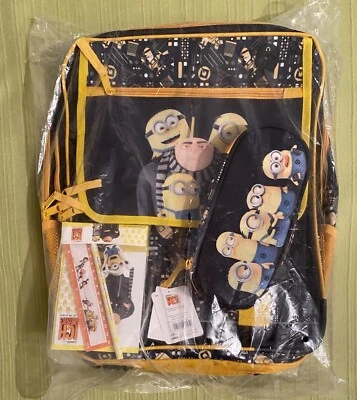 Minions Rucksack Schulset Neu Original Verpackung - Bild 1 von 4