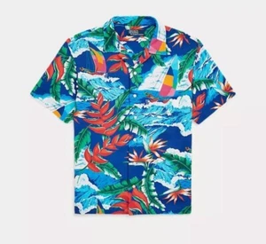 Polo Ralph Lauren Men's Classic-Fit Hoffman Print Camp Shirt Size 4XB Hawaiian - Picture 1 of 6