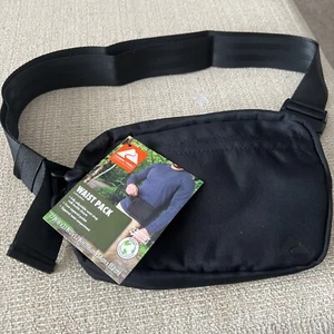 New Ozark Trail Waistpack, Black Fanny Pack, Polyester, Zipper, on Waist, Adult - Picture 1 of 6