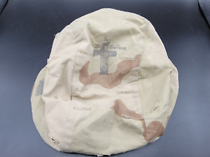 Operation Iraqi Freedom 3-color DCU helmet cover SPC with cross Yes I Believe