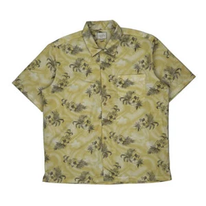 Trader Bay Hawaiian Shirt - XL Beige Cotton - Picture 1 of 8