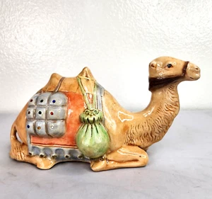 Vintage Holland Form Weihnachtskrippe sitzend KAMEL handbemalt Keramikfigur - Bild 1 von 8