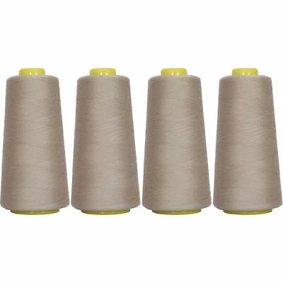 4 BIG CONES SERGER OVERLOCK THREAD SEWING THREADART - 50 COLORS - 2750 YD CONES - Image 1 of 4