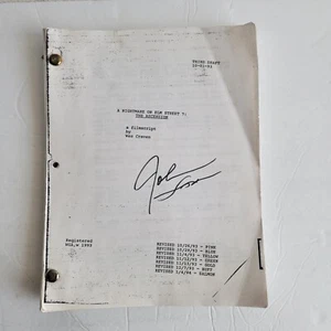 Wes Craven/Pesadilla en Elm Street 7/Freddy KRUEGER/HARD firmado por John Saxon - Imagen 1 de 13