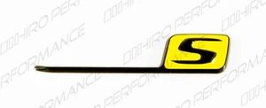 Yellow/Black Trunk Emblem Badge for Mercedes-Benz GLE63 S AMG 4Matic W166 W167 - Picture 1 of 4