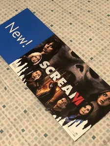 Scream 2022 Walmart Entertainment Section Sign Horror Ghostface RARE - Picture 1 of 16