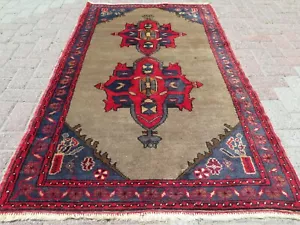 Natural Color Rug, Turkish Small Rug, Carpet, Bedroom Rug, Tapis, Teppich 43"X73 - Picture 1 of 12
