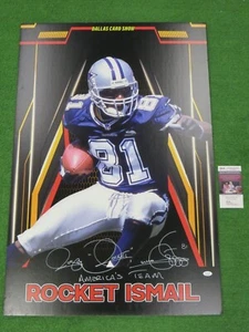 RAGHIB ISMAIL Full Sig DALLAS COWBOYS SIGNED 24x36 FOAM BOARD POSTER PHOTO JSA - Bild 1 von 6