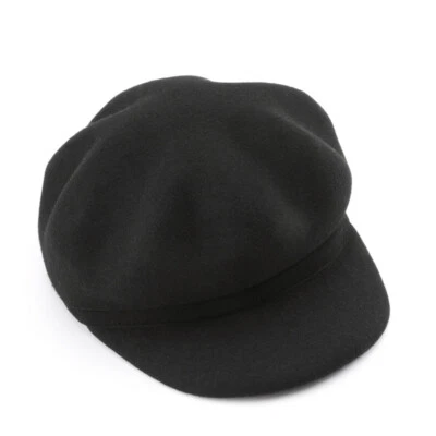 Mujeres Ajustable Sombrero de Newsboy Gorra de Lana Francesa Retro Ala Corta Cabbie Boina Sombrero Foto 1 de 4