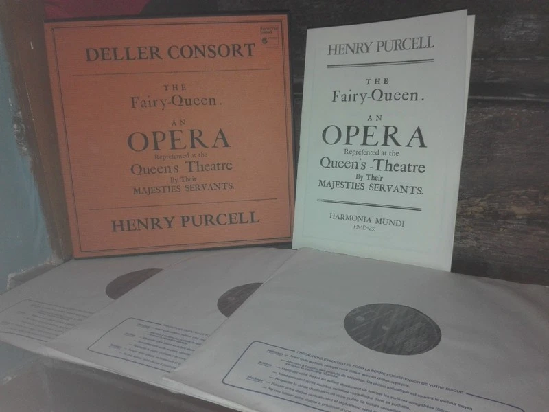 PURCELL: The Fairy Queen > Stour Music Deller Consort / Harmonia Mundi 3 LPs NM - Photo 1/1