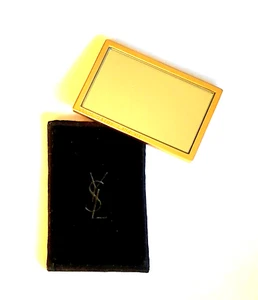 YVES SAINT LAURENT "CINEMA" SPECCHIO DA BORSETTA VINTAGE - Foto 1 di 6